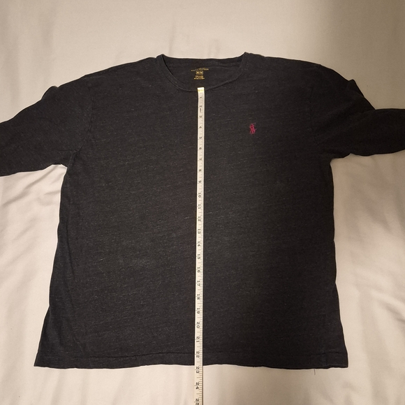 Polo Ralph Lauren Men’s Dark Gray Long Sleeve Tee Shirt Size Medium - Picture 6 of 6